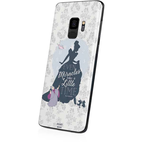Disney Cinderella Miracles Take Time Silhouette Galaxy S9 Skin